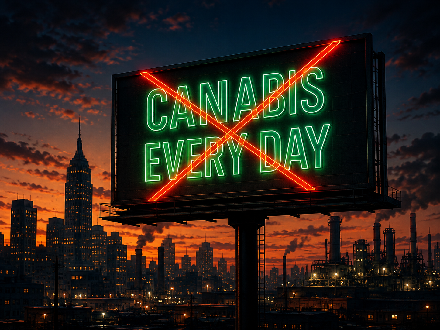 Immagine a scopo illustrativo di marketing pro cannabis
